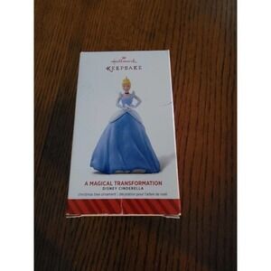 2014 Hallmark CINDERELLA - A MAGICAL TRANSFORMATION Ornament DISNEY Ball Gown